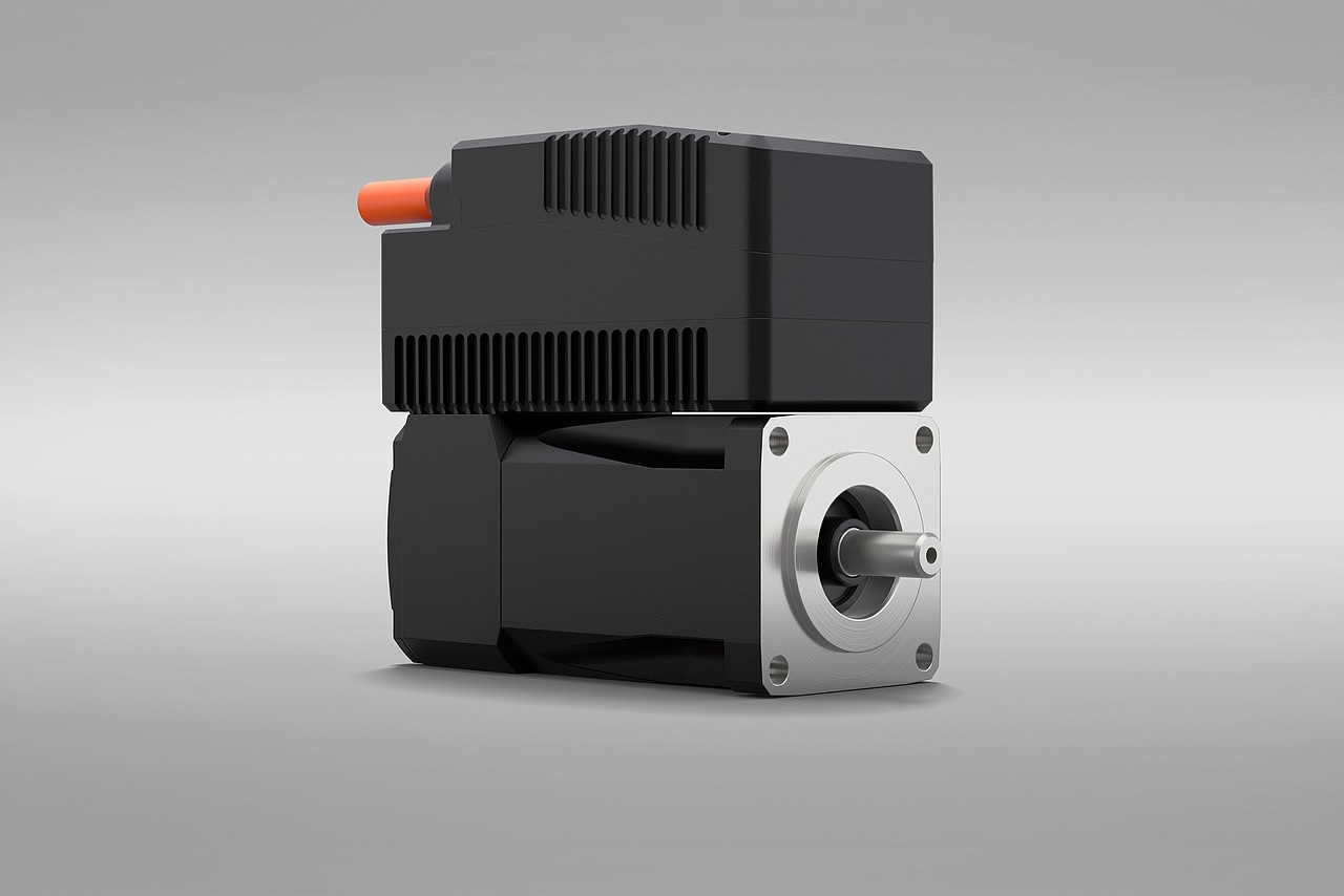 Synchron-Servomotor mit integriertem Wechselrichter